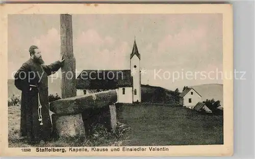 AK / Ansichtskarte Staffelberg Kapelle Klause Einsiedler Valentin Kat. Bad Staffelstein