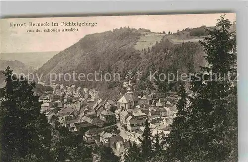 AK / Ansichtskarte Berneck Fichtelgebirge Panorama Kat. Bad Berneck