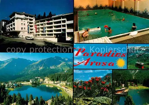 AK / Ansichtskarte Arosa GR Paradies hallenschwimmbad  Kat. Arosa