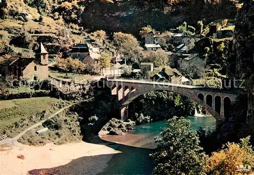 AK / Ansichtskarte Saint Chely d Apcher Pont Les Gorges du Tarn Kat. Saint Chely d Apcher