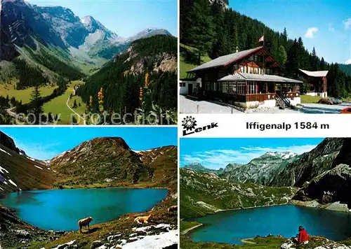 AK / Ansichtskarte Iffigensee Seepartien und Alp Kat. Lenk Simmental