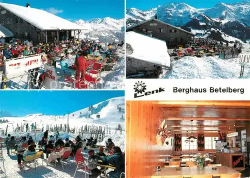 AK / Ansichtskarte Lenk Simmental Berghaus Betelberg Gondelbahn Leiterli Kat. Lenk Simmental