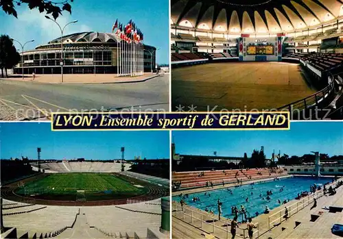 AK / Ansichtskarte Lyon France Ensemble sportif de Gerland Schwimmbad Kat. Lyon