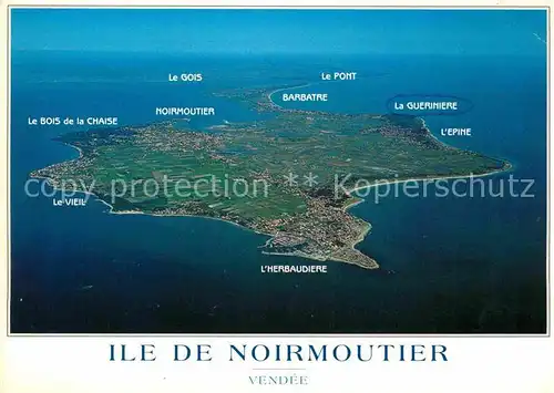 AK / Ansichtskarte Ile de Noirmoutier Fliegeraufnahme Kat. Noirmoutier en l Ile