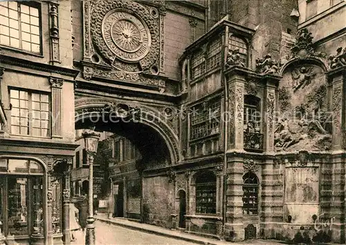 AK / Ansichtskarte Rouen Le Gros Horloge Kat. Rouen