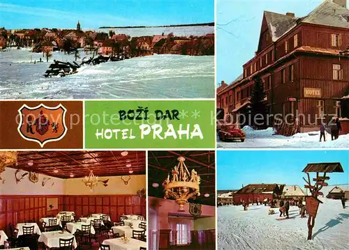 AK / Ansichtskarte Bozi Dar Gottesgab Hotel Praha  Kat. Gottesgab