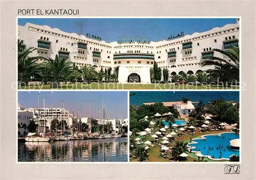 AK / Ansichtskarte Port El Kantaoui Hafen Pool Sousse Hotel Hannibal Palace