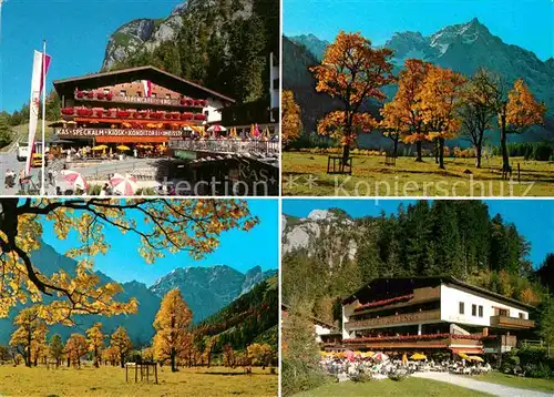 AK / Ansichtskarte Hinterriss Tirol Alpengasthof und Alpencafe Eng Kat. Vomp