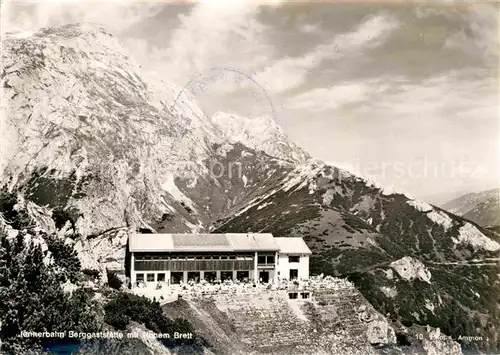 AK / Ansichtskarte Jenner Berchtesgaden Jennerbahn Berggaststaette mit Hohem Brett Berchtesgadener Alpen Kat. Berchtesgaden