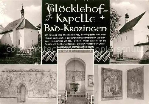 AK / Ansichtskarte Bad Krozingen Gloecklehof Kapelle Wandgemaelde Kat. Bad Krozingen
