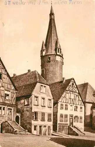 AK / Ansichtskarte Ottweiler Der alte Turm Kat. Ottweiler