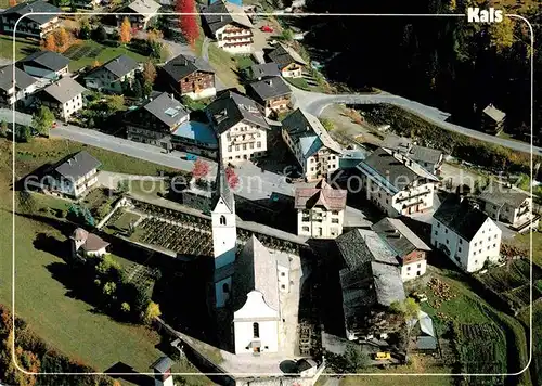 AK / Ansichtskarte Kals Grossglockner Pfarrkirche zum heiligen Rupert Fliegeraufnahme Kat. Kals am Grossglockner