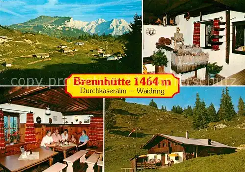 AK / Ansichtskarte Waidring Tirol Brennhuette Kat. Waidring