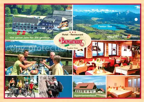 AK / Ansichtskarte Faakersee Hotel Baumgartnerhof Kat. Villach