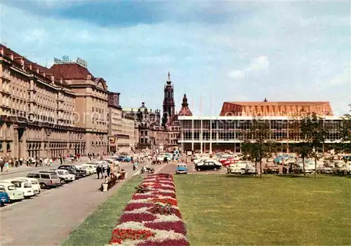 AK / Ansichtskarte Dresden Altmarkt mit Kulturpalast Kat. Dresden Elbe