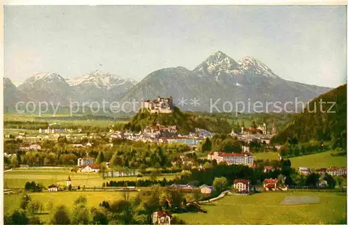 AK / Ansichtskarte Salzburg Oesterreich Blick von Parsch Kat. Salzburg