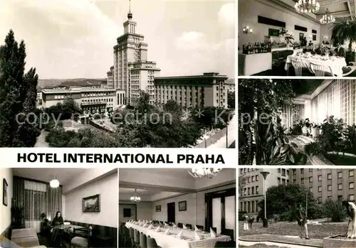AK / Ansichtskarte Praha Prahy Prague Hotel International Details Kat. Praha