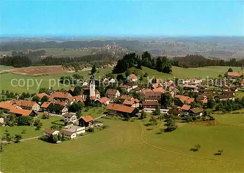 AK / Ansichtskarte Ellhofen Allgaeu Fliegeraufnahme Kat. Weiler Simmerberg