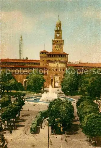 AK / Ansichtskarte Milano Castello Sforzesco Kat. Italien