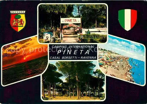 AK / Ansichtskarte Ravenna Italia Pineta Casal Borsetti Spiaggia Kat. Ravenna