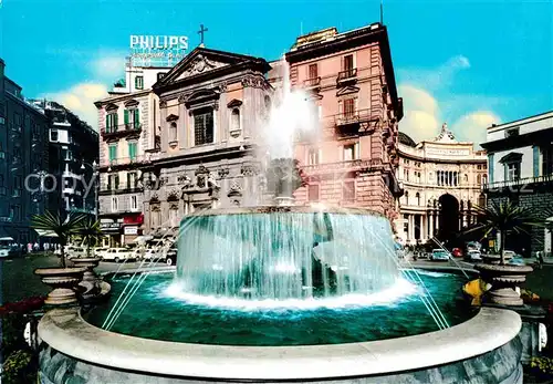 AK / Ansichtskarte Napoli Neapel Piazza Trento e Trieste Fontana Luminosa Kat. Napoli