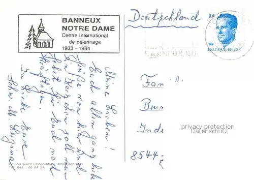 AK / Ansichtskarte Banneux Notre Dame Centre International de pelerinage