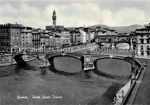 AK / Ansichtskarte Firenze Toscana Ponte Santa Trinita Kat. Firenze