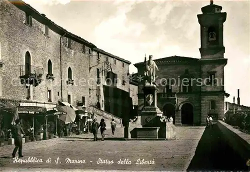 AK / Ansichtskarte San Marino Repubblica Statua della Liberta