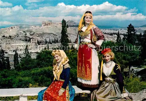 AK / Ansichtskarte Athen Griechenland Hellenische Trachten Kat. 