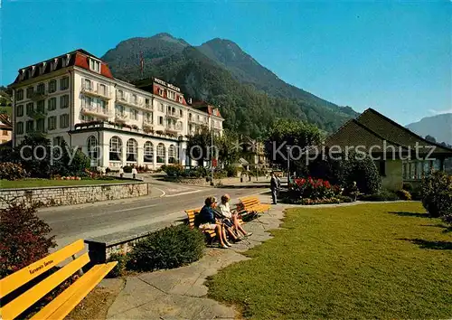 AK / Ansichtskarte Gersau Vierwaldstaettersee Hotel Mueller Rigi Hochfluh Kat. Gersau