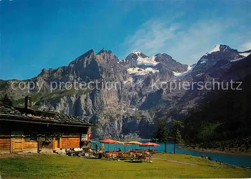 AK / Ansichtskarte Bluemlisalp BE oeschinensee  Kat. Kandersteg