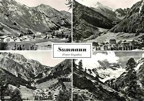 AK / Ansichtskarte Samnaun Dorf Panorama Unterengadin Alpen Kat. Samnaun Dorf