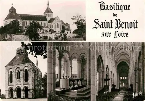 AK / Ansichtskarte Saint Benoit sur Loire Basilique Collection Les Merveilles du Val de Loire Kat. Saint Benoit sur Loire