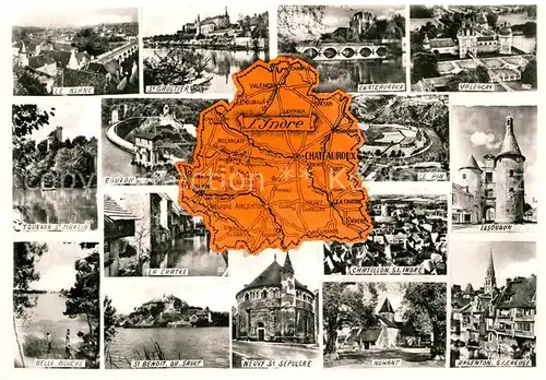 AK / Ansichtskarte Chateauroux Indre La Region de l Indre et ses villes Kat. Chateauroux