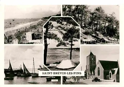 AK / Ansichtskarte Saint Brevin les Pins Heure de Bain Foret Camping Port Eglise Cote de Jade Kat. Saint Brevin les Pins