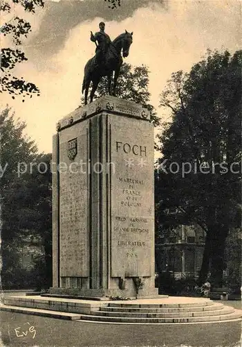 AK / Ansichtskarte Lille Nord Monument du Marechal Foch Denkmal Kat. Lille