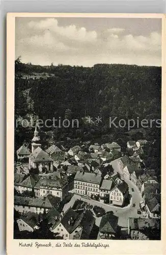 AK / Ansichtskarte Berneck Fichtelgebirge Panorama Kat. Bad Berneck