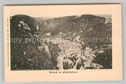 AK / Ansichtskarte Berneck Fichtelgebirge Panorama Kat. Bad Berneck