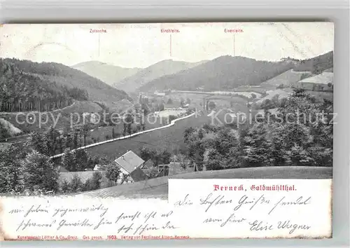 AK / Ansichtskarte Berneck Fichtelgebirge Goldmuehltal Kat. Bad Berneck