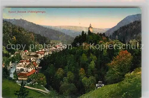 AK / Ansichtskarte Berneck Fichtelgebirge Panorama Burg Kat. Bad Berneck