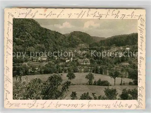 AK / Ansichtskarte Berneck Fichtelgebirge Panorama vom Galgenberg Kat. Bad Berneck