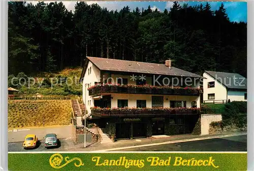 AK / Ansichtskarte Berneck Bad Landhaus Kat. Bad Berneck Fichtelgebirge