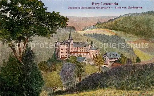 AK / Ansichtskarte Lauenstein Oberfranken Burg Lauenstein  Kat. Ludwigsstadt