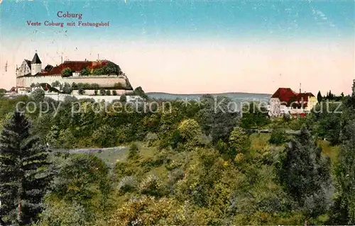 AK / Ansichtskarte Coburg Veste Coburg mit Festungshof Kat. Coburg