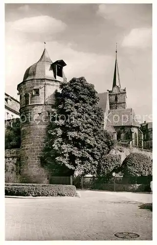 AK / Ansichtskarte Kronach Oberfranken An der Stadtmauer Kat. Kronach