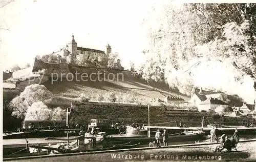 AK / Ansichtskarte Wuerzburg Festung Marienberg Kat. Wuerzburg