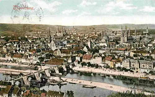 AK / Ansichtskarte Wuerzburg Panorama Kat. Wuerzburg