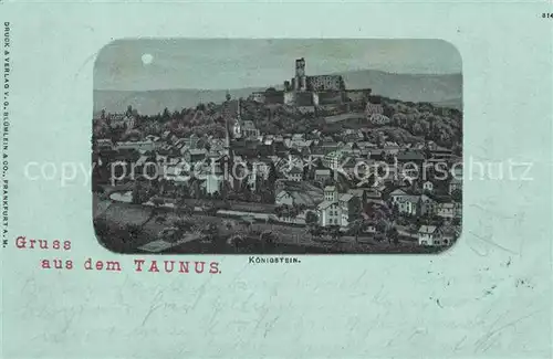 AK / Ansichtskarte Koenigstein Taunus Burgruine Kat. Koenigstein im Taunus