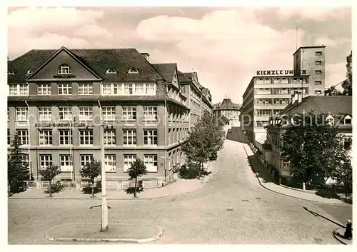 AK / Ansichtskarte Schwenningen Neckar Friedrich Ebert Strasse Kienzle Uhrenfabriken A.G.  Kat. Villingen Schwenningen