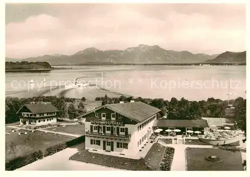 AK / Ansichtskarte Prien Chiemsee Hotel Reinhart Kat. Prien a.Chiemsee